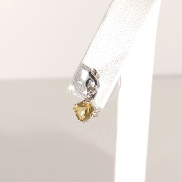 Golden Apatite Stud Earrings - Picture 4 of 6